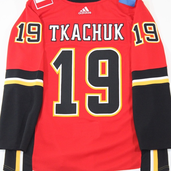 Calgary Flames Matthew Tkachuk Adidas Authentic jersey 52 - Picture 3 of 3